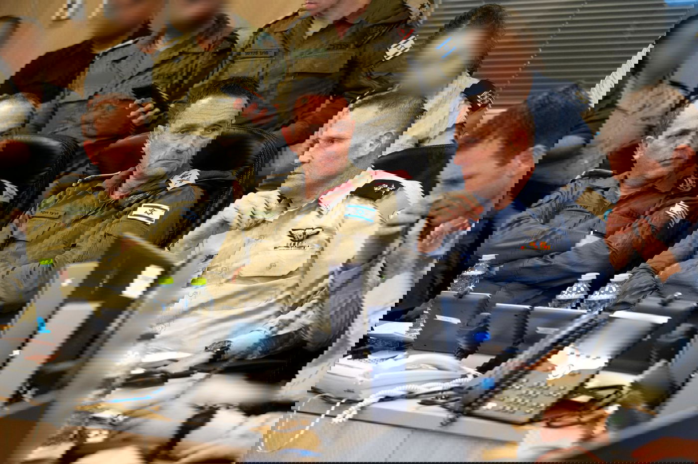 הרמטכ"ל בהערכת מצב בבור חיל האוויר בקריה