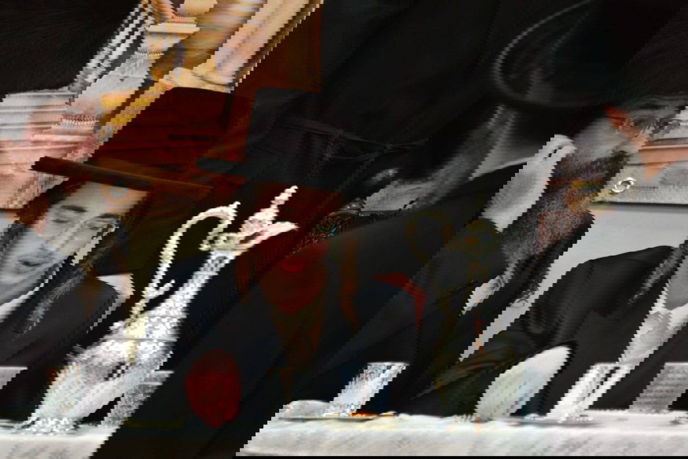 אירוסין בחצרות לויעב טשערנוביל - שומרי אמונים אשדוד