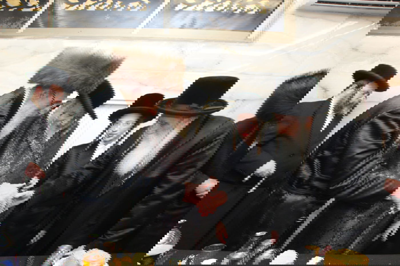 שמחת הבר מצווה לנכד האדמו"ר משאץ