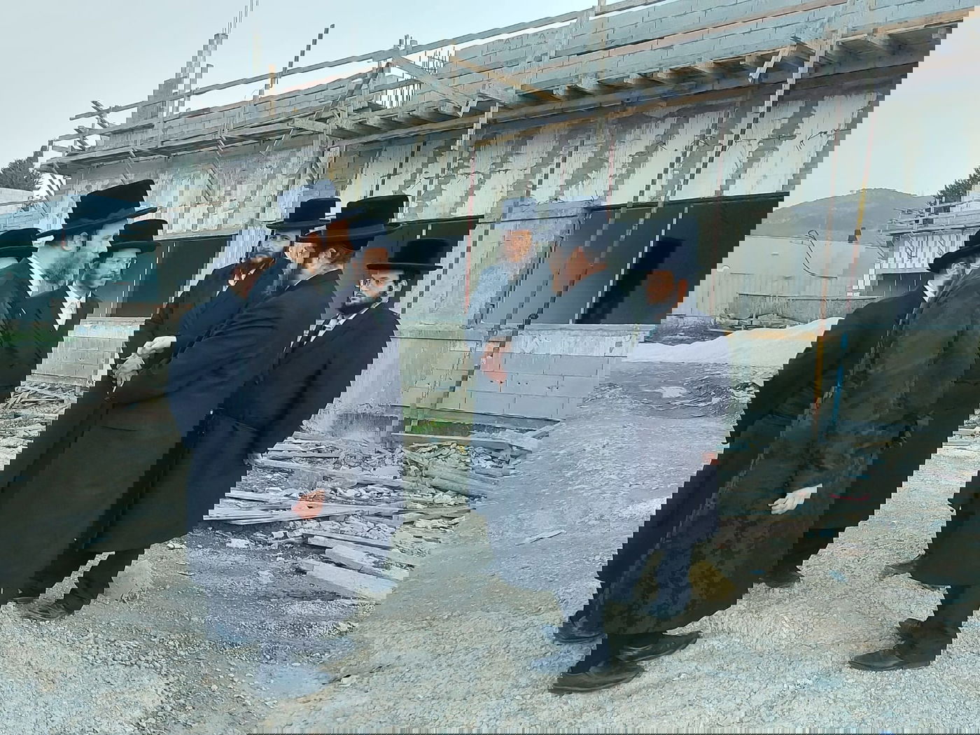 הגה"צ אב"ד ויזניץ אלעד, בביקור בעפולה