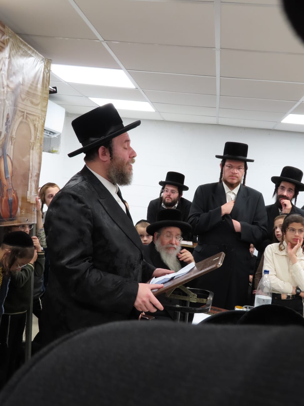 הגה"צ אב"ד ויזניץ אלעד, בביקור בעפולה