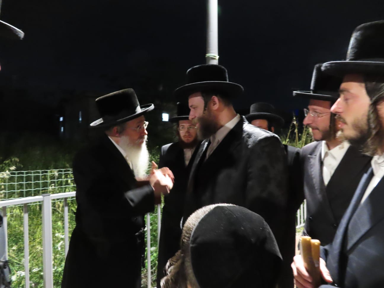 הגה"צ אב"ד ויזניץ אלעד, בביקור בעפולה