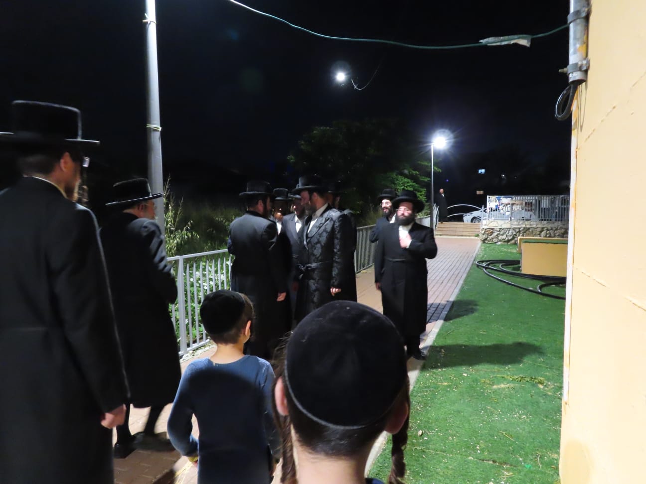 הגה"צ אב"ד ויזניץ אלעד, בביקור בעפולה