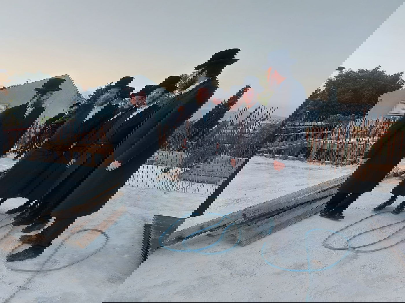 הגה"צ אב"ד ויזניץ אלעד, בביקור בעפולה