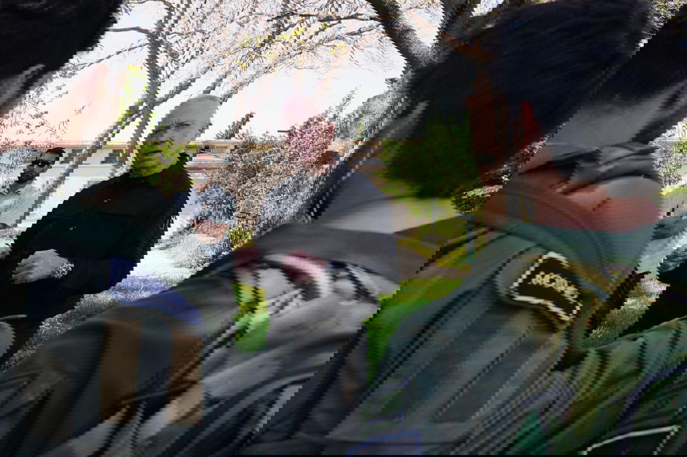 גלנט עם הלוחמים בגבול הצפון