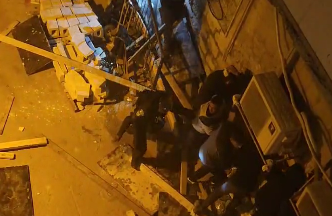 תיעוד מהקרבות הלילה במאה שערים