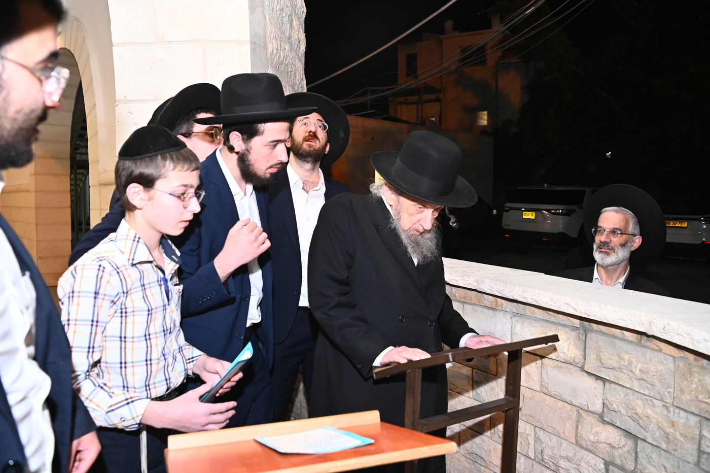 ראשי ישיבת סלבודקה בקידוש לבנה