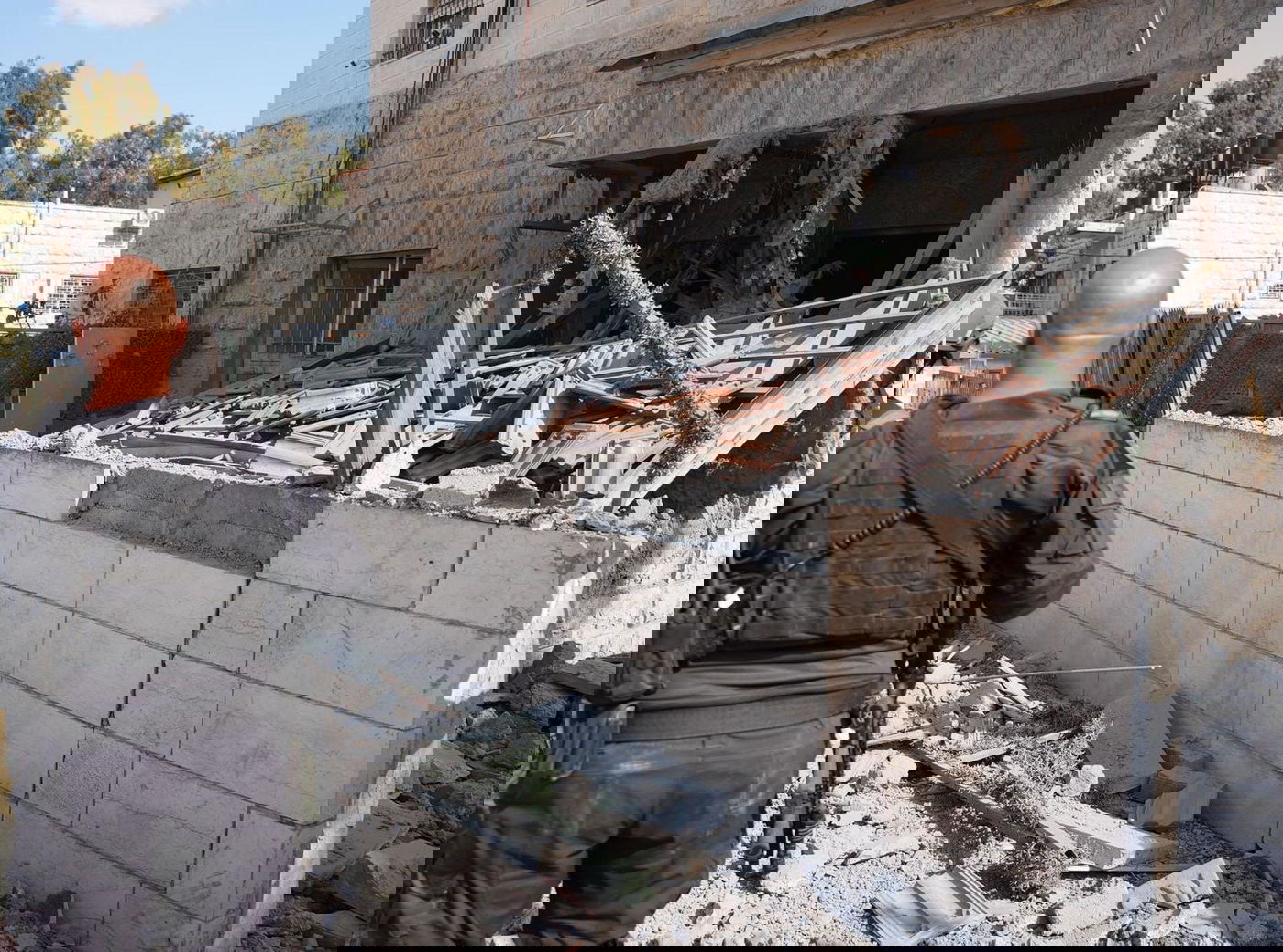 פעילות הריסת בית המחבל היום בבית חנינא