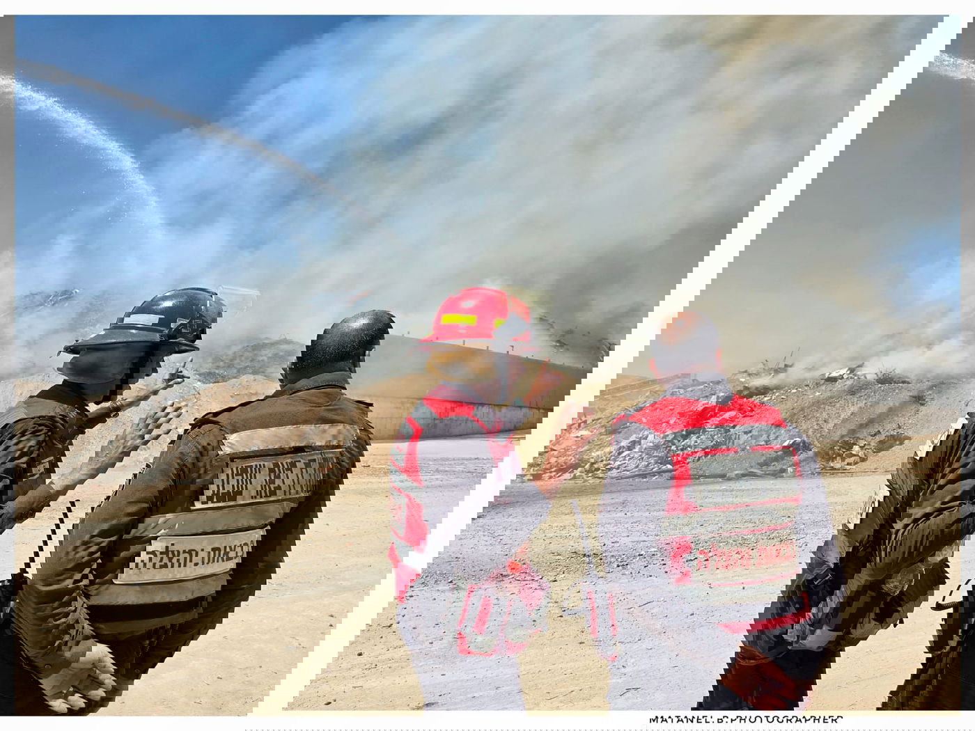 השריפה במפעל הבטון