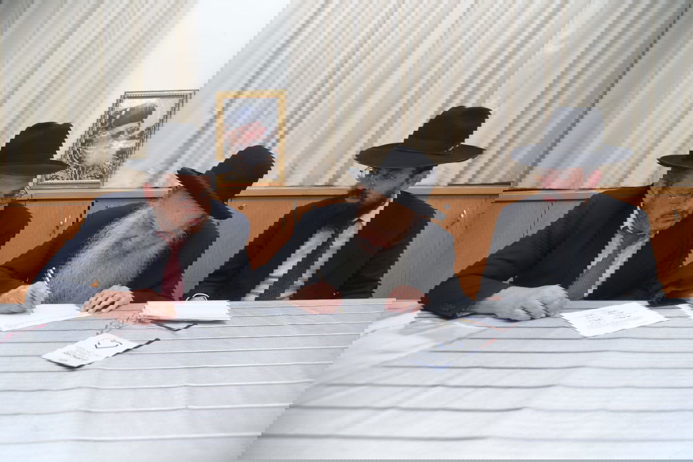 הרב האציל מברכותיו וציין את שביעות רצונו מההשקעה האדירה 