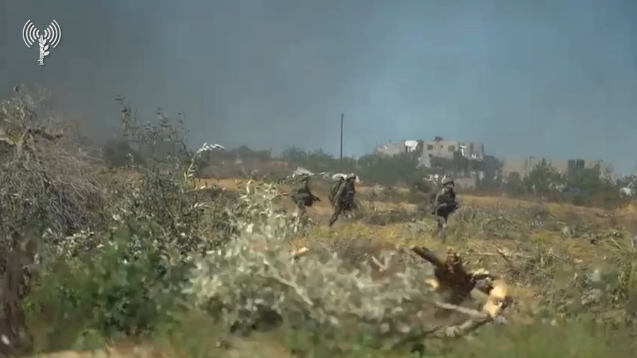 תיעוד מפעילות צוות הקרב של חטיבת הנח"ל במרכז הרצועה