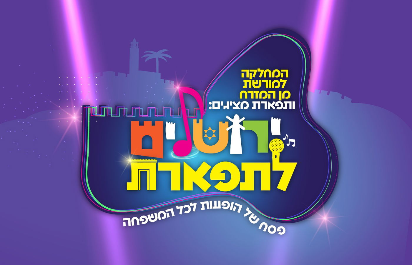 12 אלף איש ישתתפו באירועי "ירושלים לתפארת" בחוה"מ בירושלים