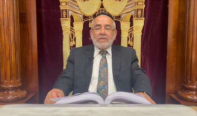 הרב שלמה זביחי בפרסית על 'מצורע' • צפו 