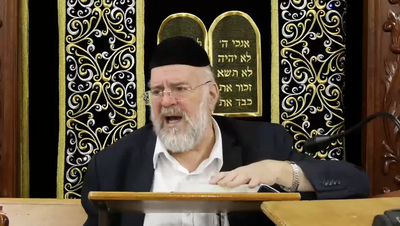 המגיד הרב ברוך רוזנבלום בדרשה לשבת הגדול • צפו