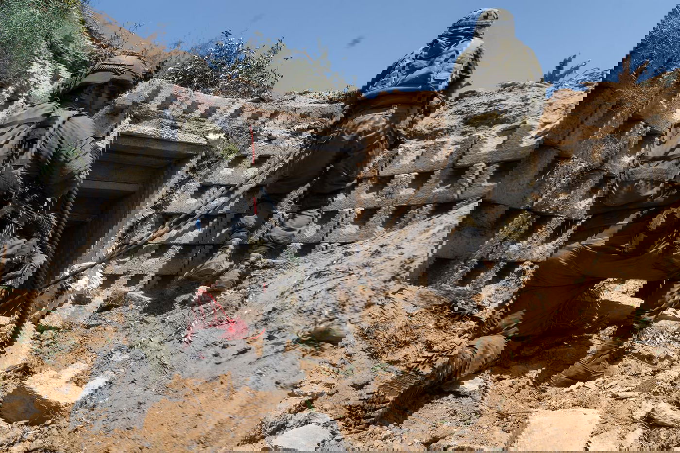 פירי המנהרות שנחשפו על ידי הלוחמים במהלך השבוע