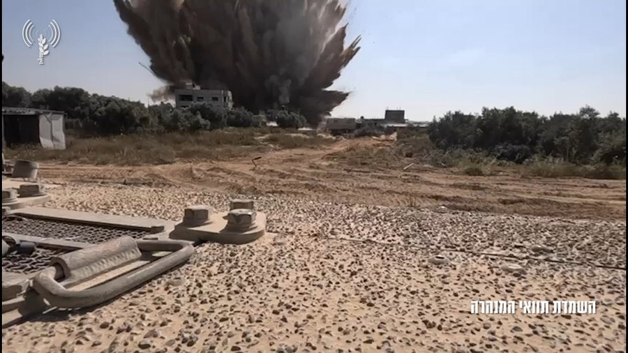 איתור והשמדת הפירים במרחב על ידי צוות הקרב של חטיבה 401