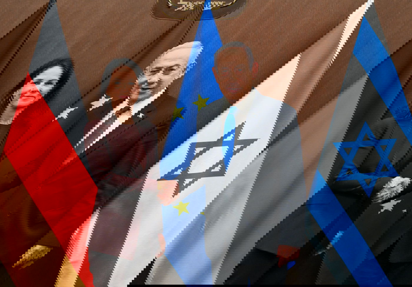 נתניהו עם שרת החוץ של גרמניה