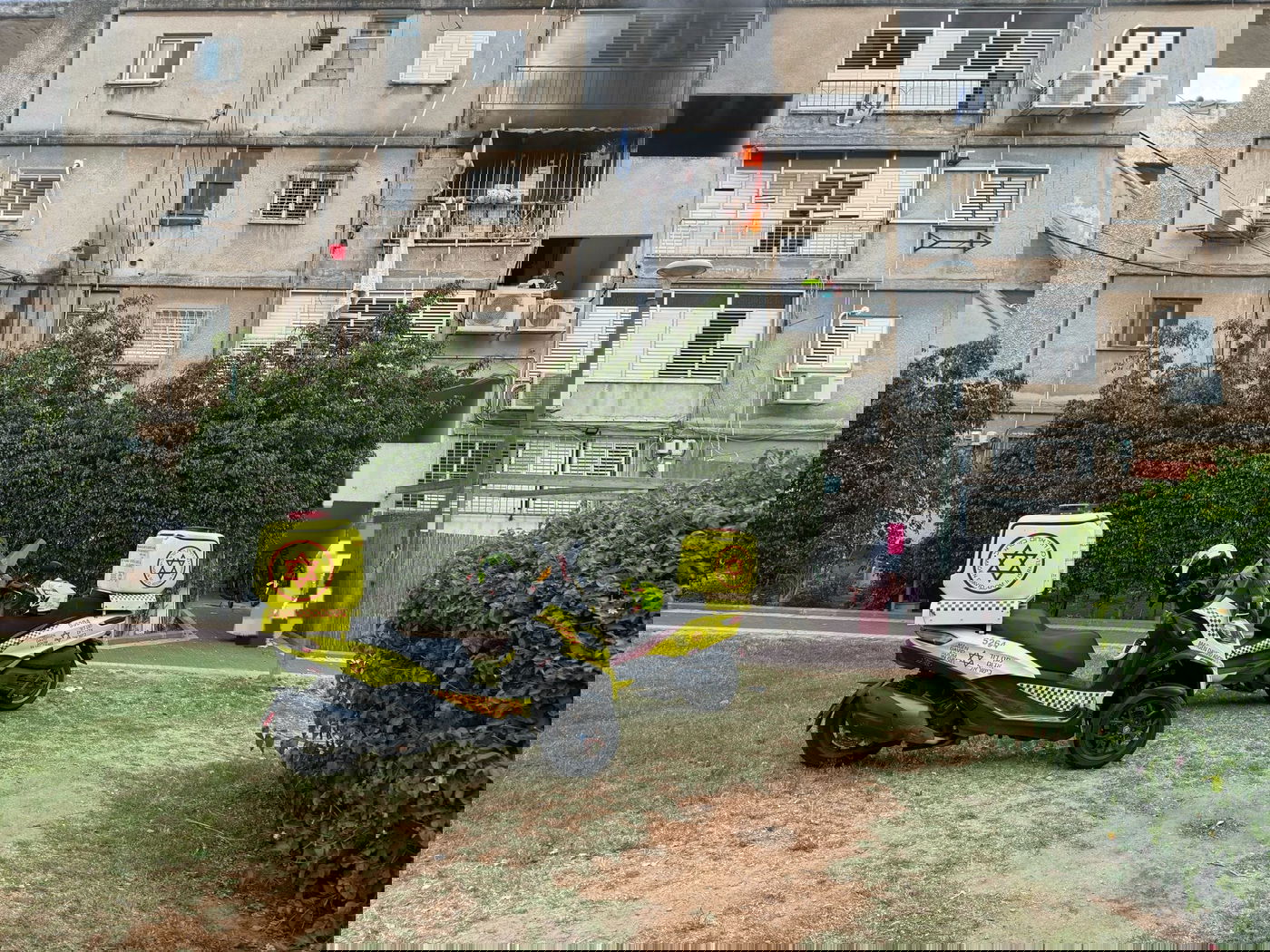 בן 55 נהרג בשריפה שפרצה בדירת מגורים בגבעת שמואל