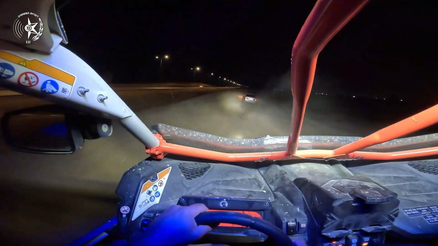 תיעוד המרדפים והמעצר המשטרתי