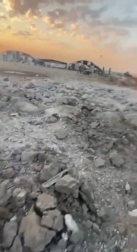 הנזק שנגרם לבסיס בעיראק