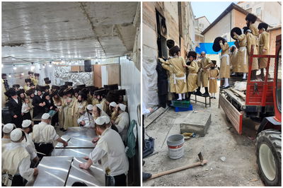 המאפיה כוסתה בנייר כסף, והחסידים הציצו ממשאית | צפו