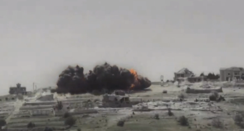 התקיפות הבוקר