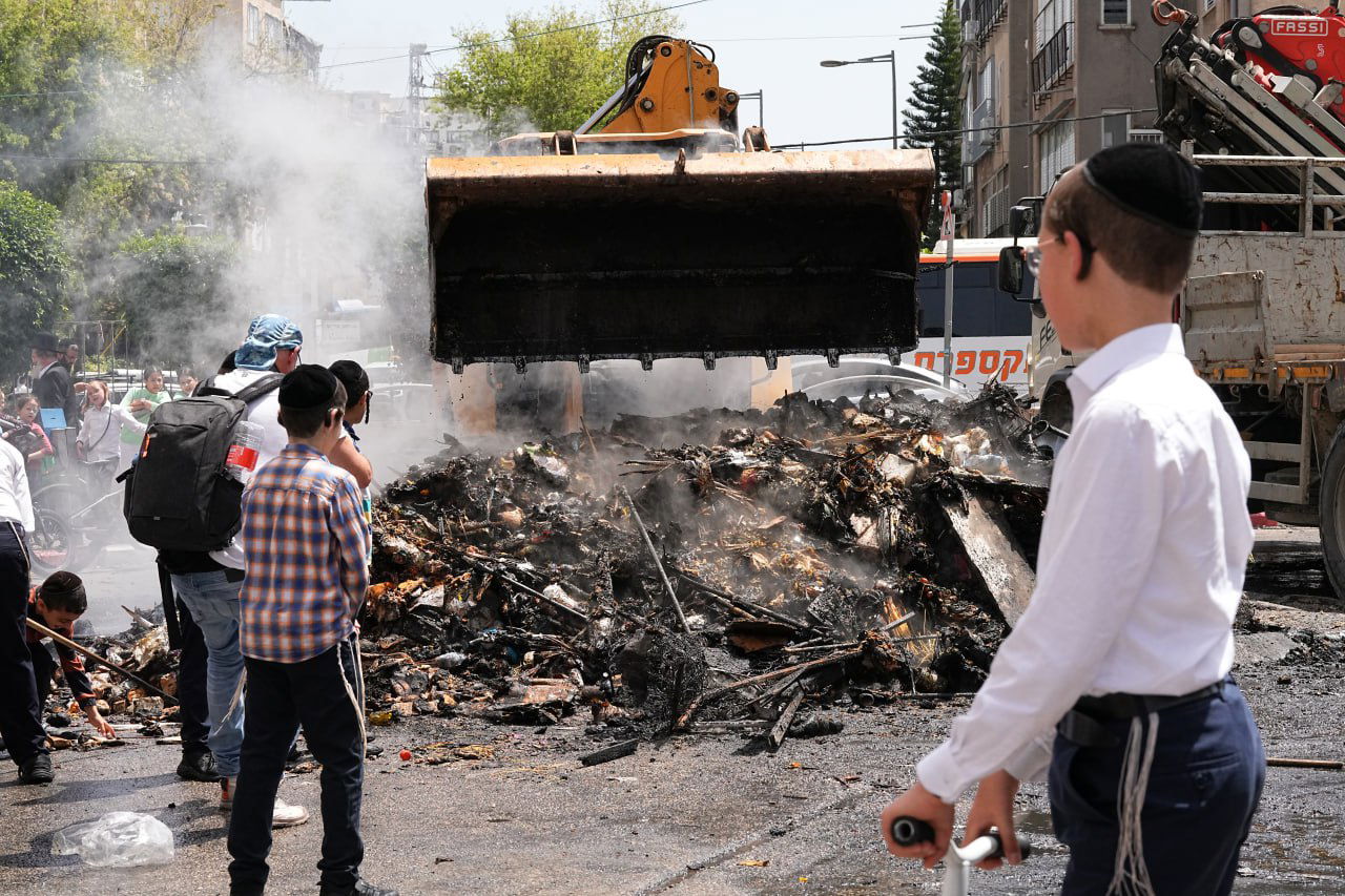 שריפת חמץ בבני ברק