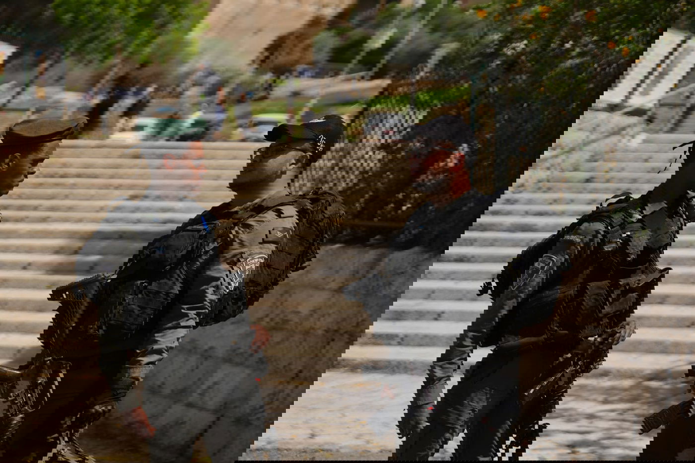 ההערכות המשטרה במערת המכפלה