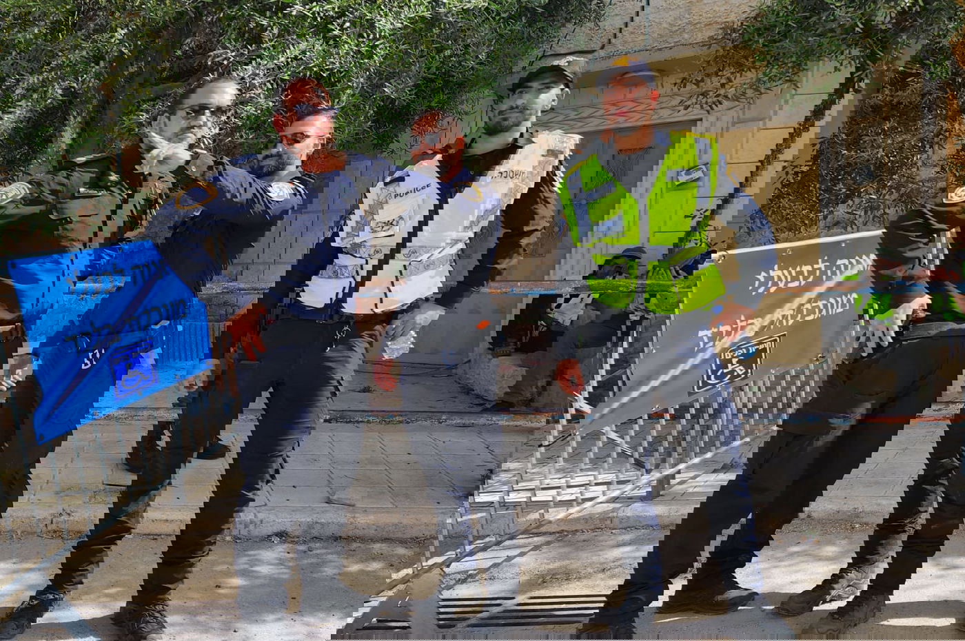 ההערכות המשטרה במערת המכפלה