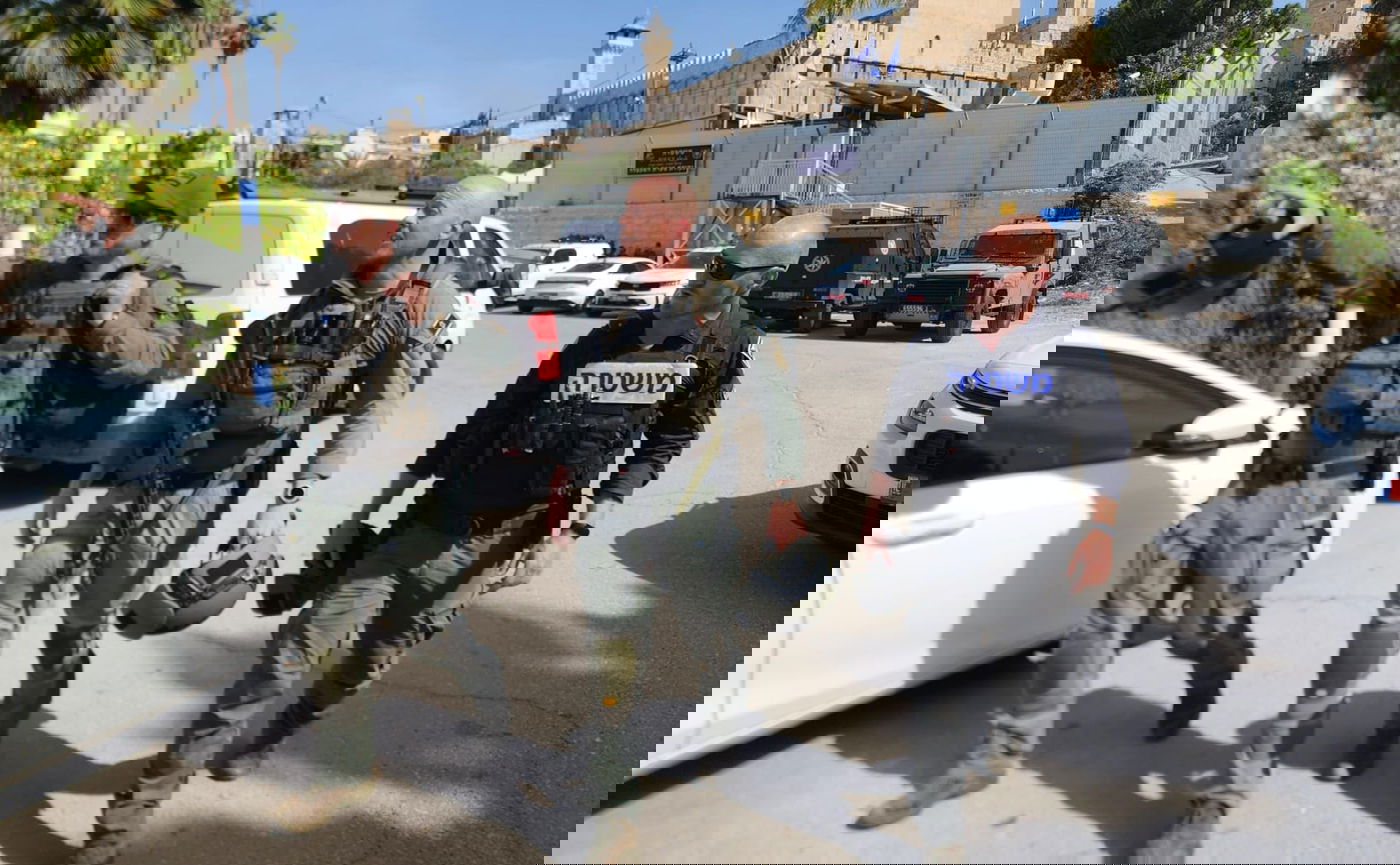 ההערכות המשטרה במערת המכפלה