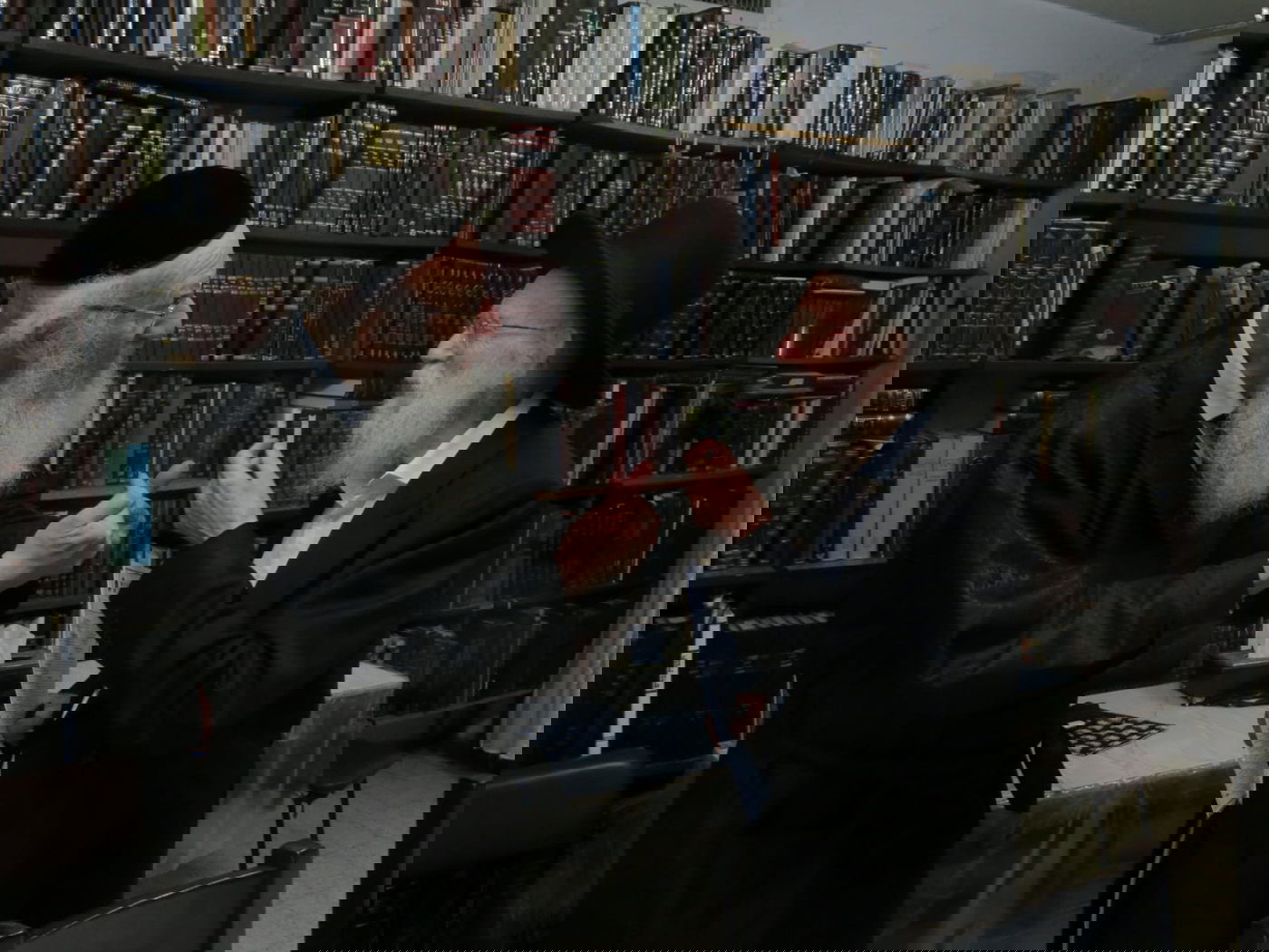 הגר"ש גלאי בביקור בבית הגרי"א דינר