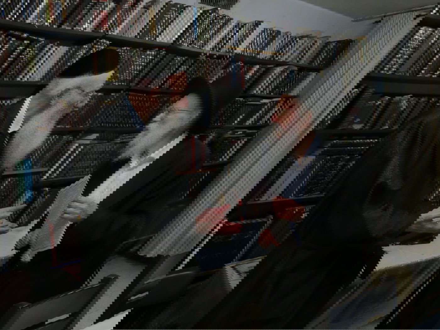 הגר"ש גלאי בביקור בבית הגרי"א דינר