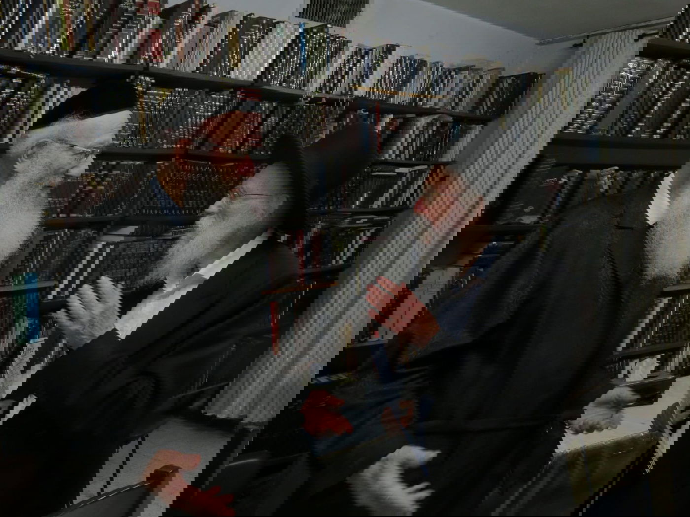 הגר"ש גלאי בביקור בבית הגרי"א דינר