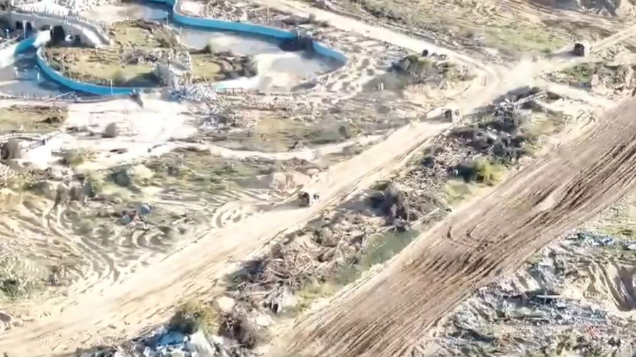 דובר צה"ל עם סרטון הסבר על אופי הפעילות של הכוחות במסדרון מרכז הרצועה
