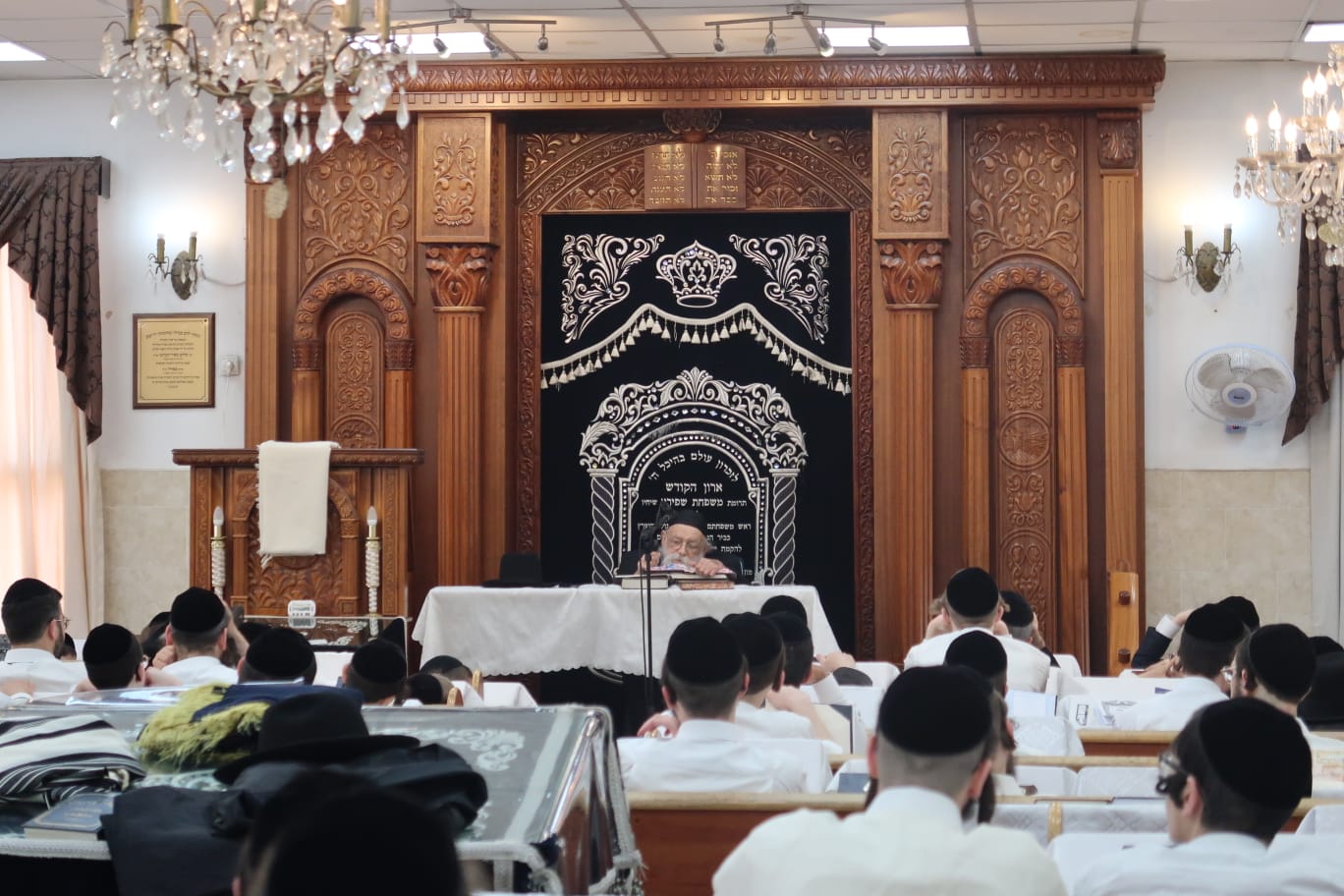 הגר"מ גריינמן בשיעור חול המועד