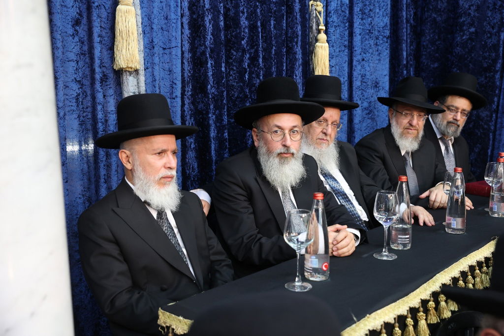 רבנים, אישי ציבור ועמך בית ישראל בהקבלת פני רבו לראש"ל