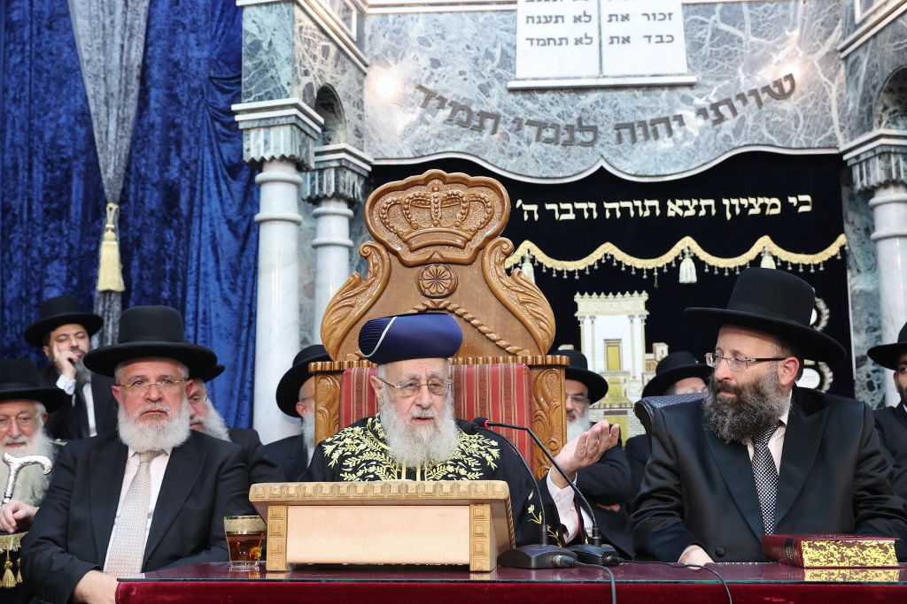 רבנים, אישי ציבור ועמך בית ישראל בהקבלת פני רבו לראש"ל