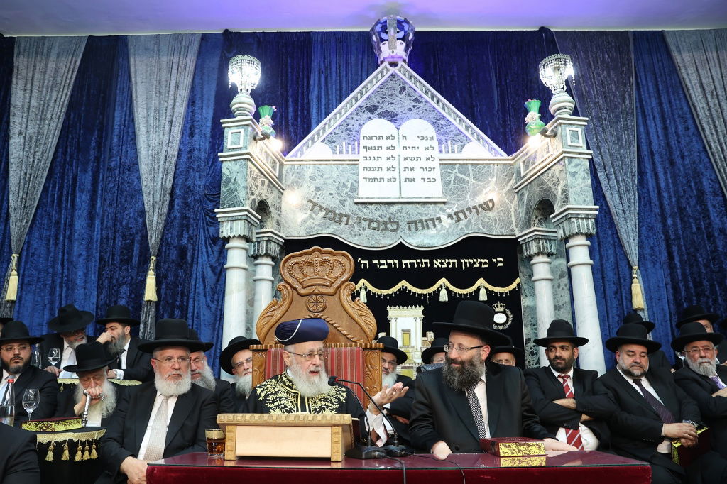 רבנים, אישי ציבור ועמך בית ישראל בהקבלת פני רבו לראש"ל