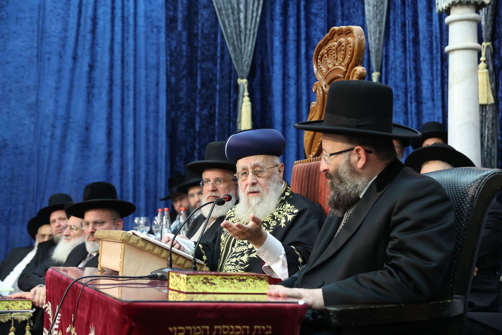 רבנים, אישי ציבור ועמך בית ישראל בהקבלת פני רבו לראש"ל