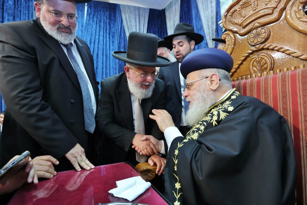 רבנים, אישי ציבור ועמך בית ישראל בהקבלת פני רבו לראש"ל