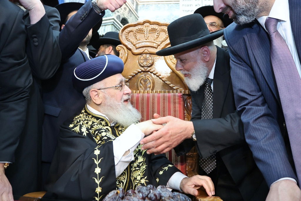 רבנים, אישי ציבור ועמך בית ישראל בהקבלת פני רבו לראש"ל