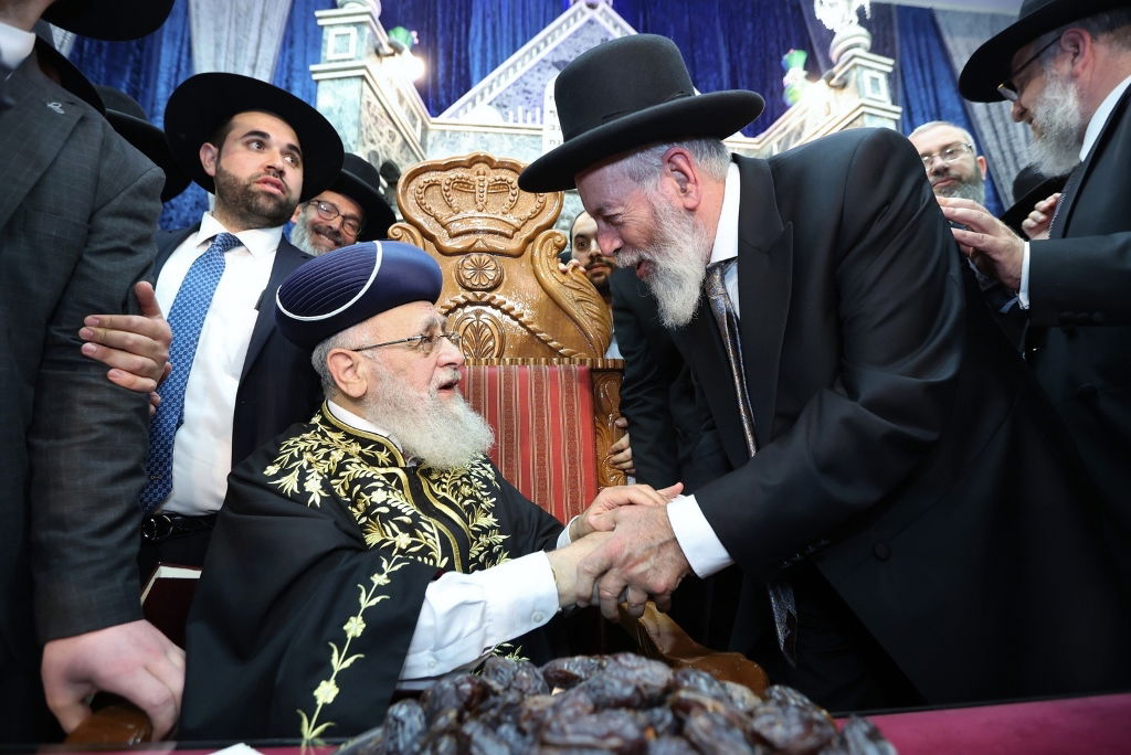 רבנים, אישי ציבור ועמך בית ישראל בהקבלת פני רבו לראש"ל