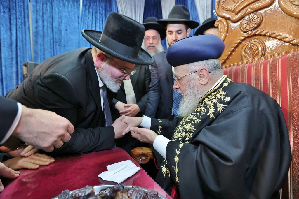 רבנים, אישי ציבור ועמך בית ישראל בהקבלת פני רבו לראש"ל