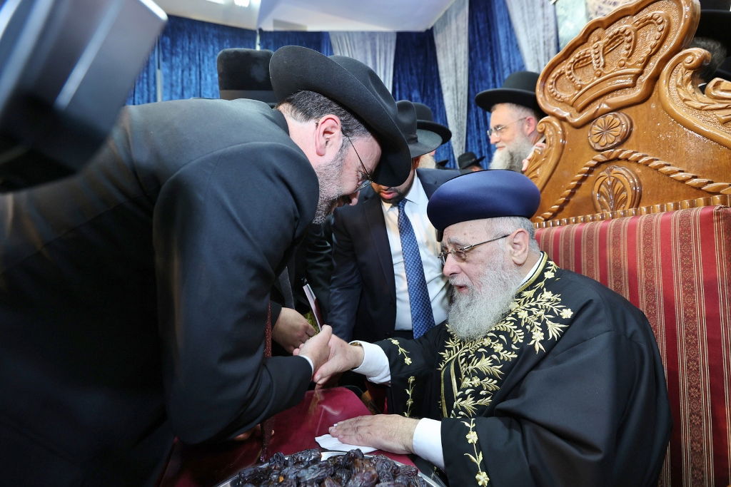 רבנים, אישי ציבור ועמך בית ישראל בהקבלת פני רבו לראש"ל