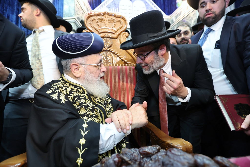 רבנים, אישי ציבור ועמך בית ישראל בהקבלת פני רבו לראש"ל