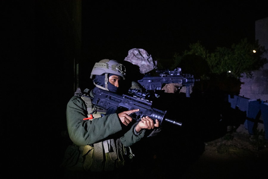 תיעוד מהפעילות של צה"ל הלילה ביו"ש