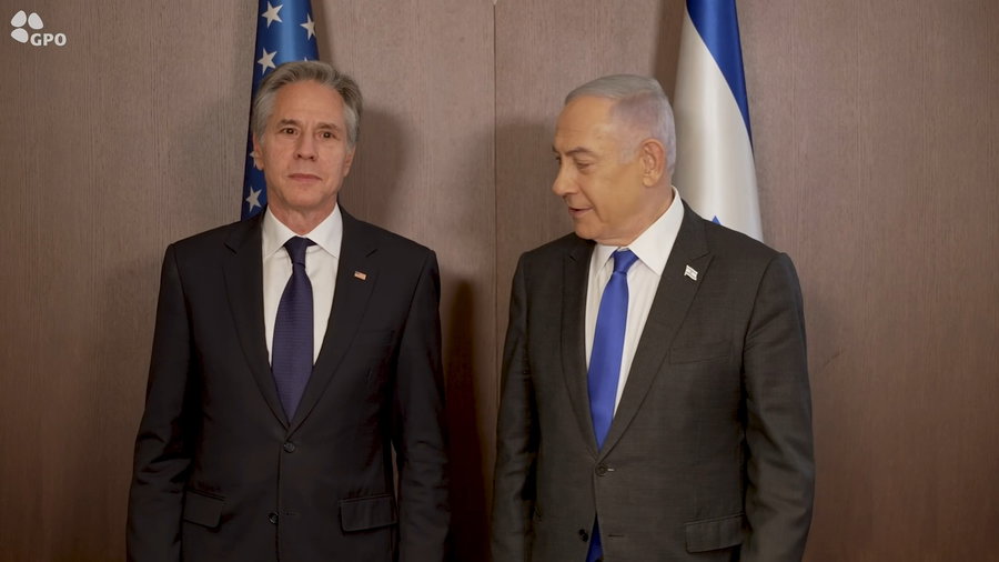 הפגישה היום של נתניהו ובלינקן בירושלים