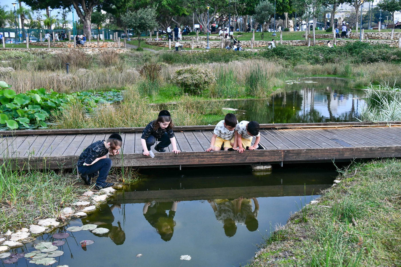 בין הזמנים בפארק בלינסון בפ"ת
