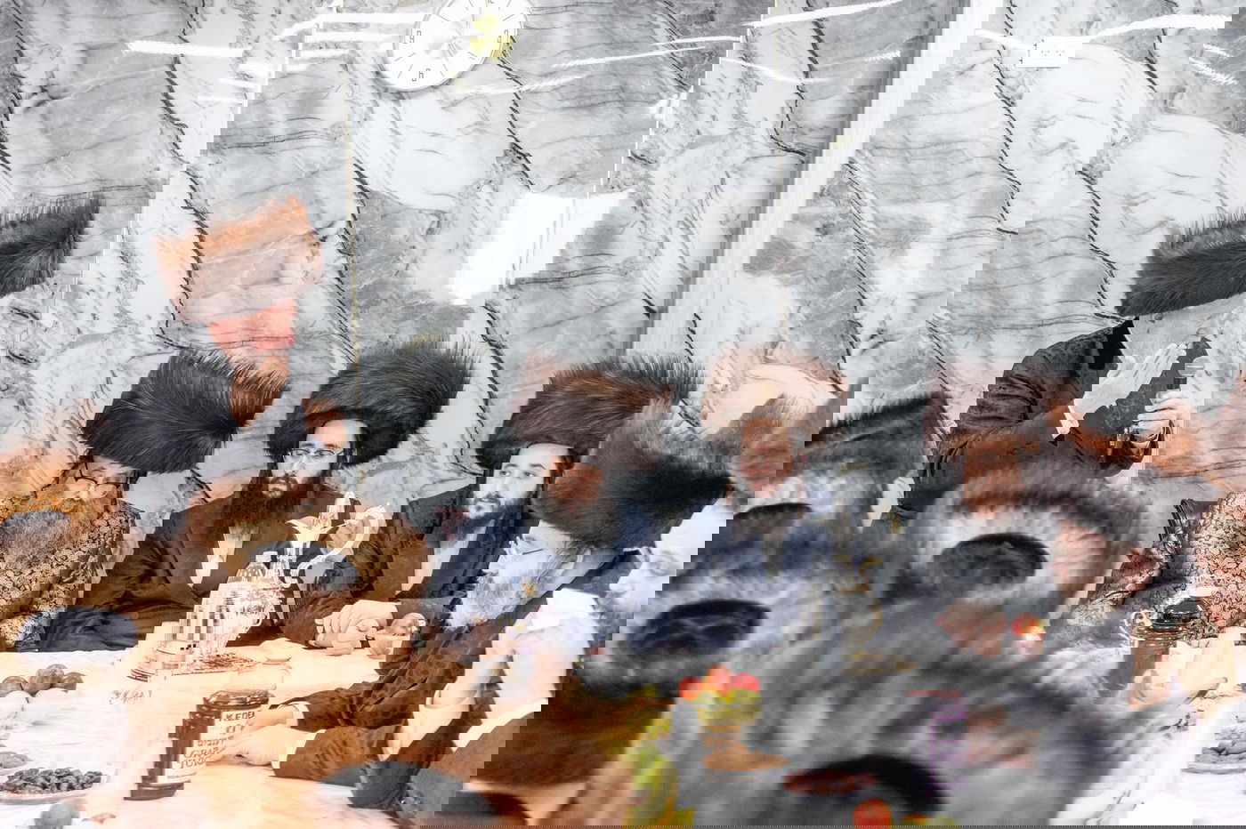 הגה"צ ראש ישיבת סאטמאר בחנוכת בית המדרש בבי"ש