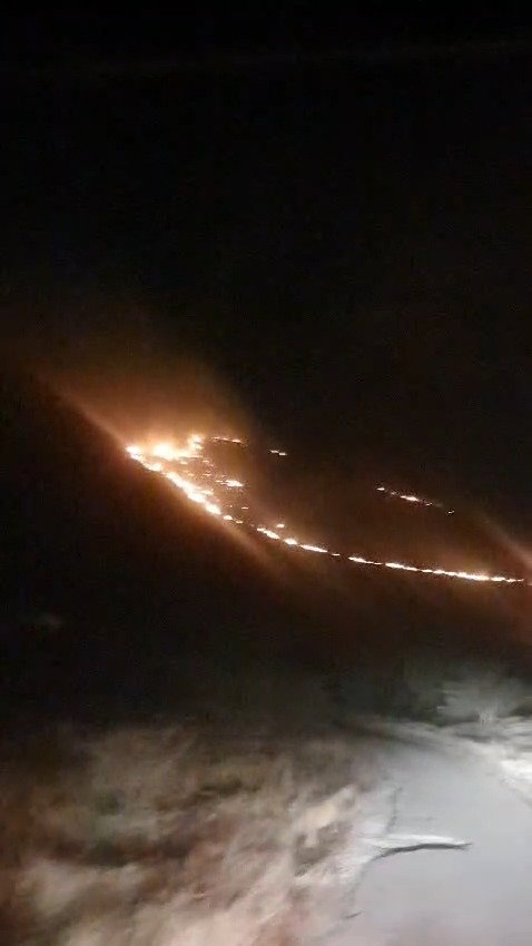 שריפות ענק בבקעת הירדן